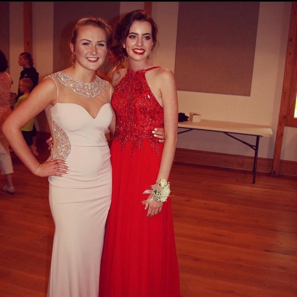 Red Jovani dress style #59076 - Picture 3 of 5